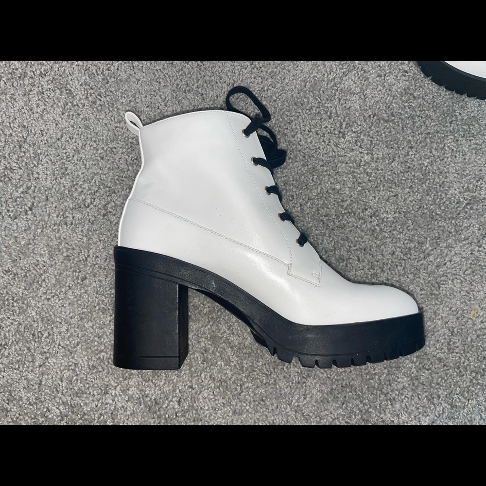 Forever 21 Lace Up Boots - Picture 2 of 3